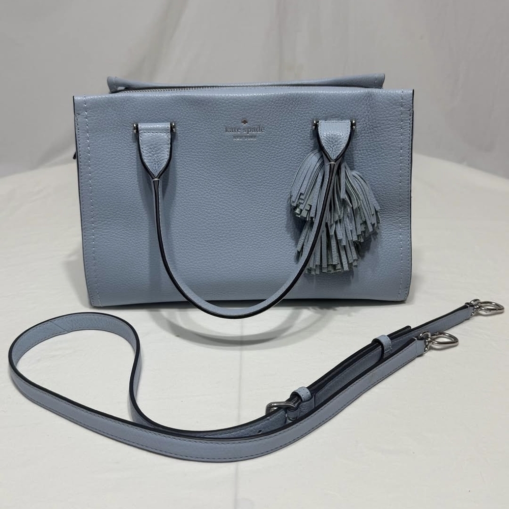 Kate Spade Palmer Drive Maryam Dusty Blue Satchel